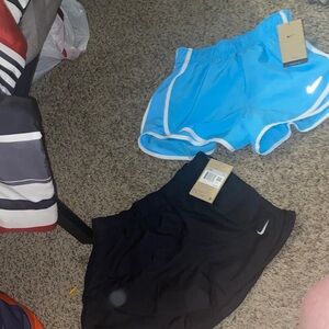 Nike Womens NWT Xsmall' Bright Blue and Black Shorts